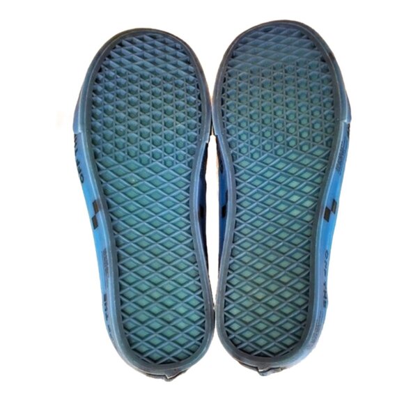 Vans Old Skool OTW Foxing, White with Translucent Blue Sole, Sz. 7.5, EUC - Picture 5 of 5